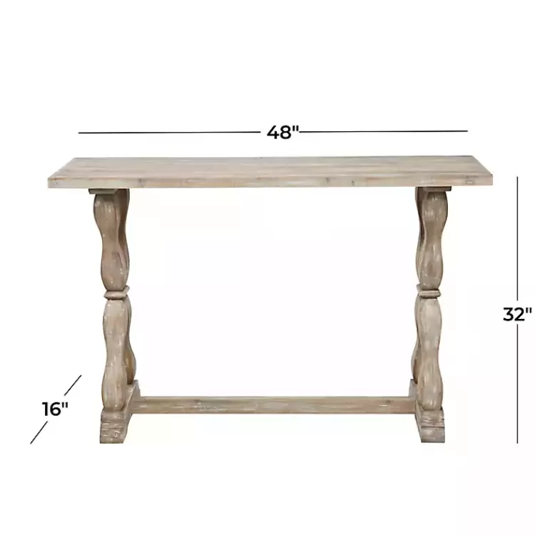 whitewashed_wood_trestle_base_console_table_4.webp Whitewashed Wood Trestle Base Console Table>Kirklands Home Fashion