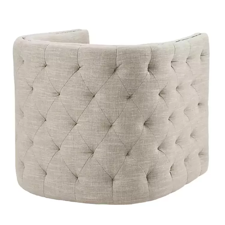 wilson_tufted_taupe_swivel_accent_chair_3.webp Wilson Tufted Taupe Swivel Accent Chair>Kirklands Home Best Sale