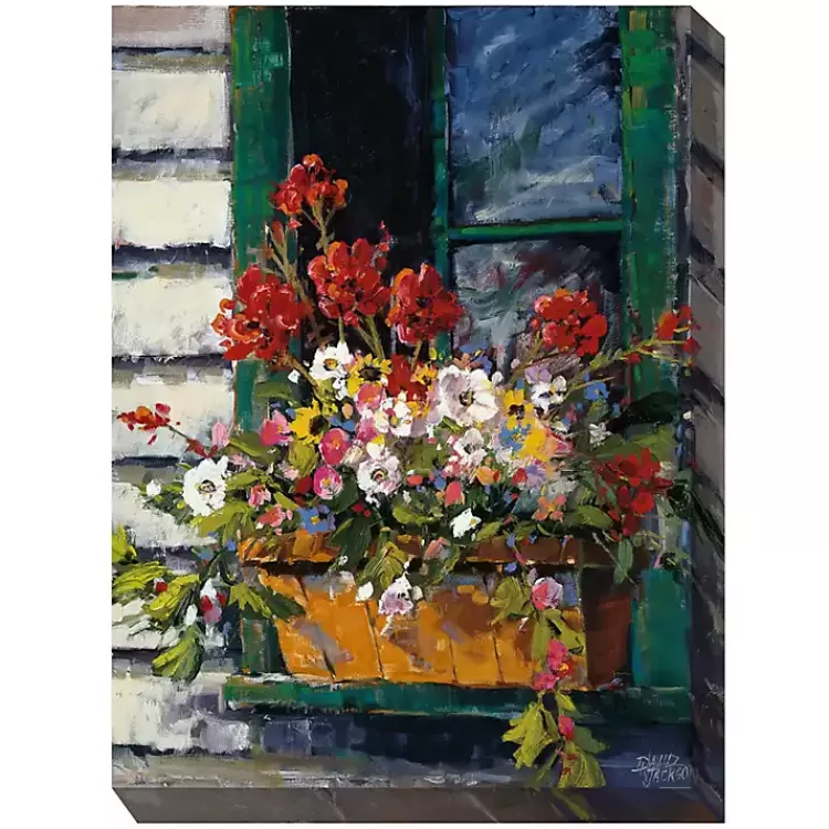 Window of Color Outdoor Canvas Art Print>Kirklands Home Hot