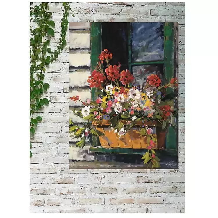 Window of Color Outdoor Canvas Art Print>Kirklands Home Hot
