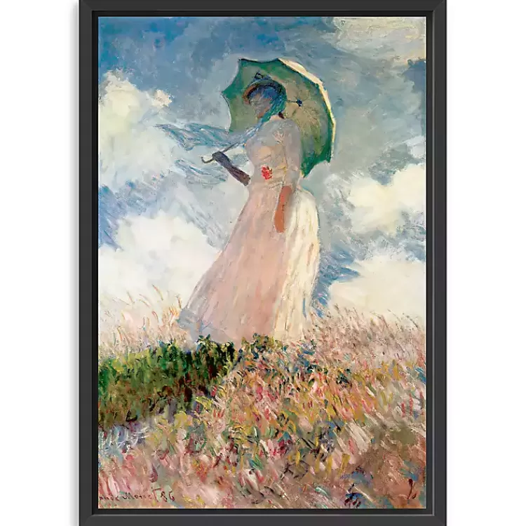 Woman with a Parasol Framed Canvas Art Print>Kirklands Home Best