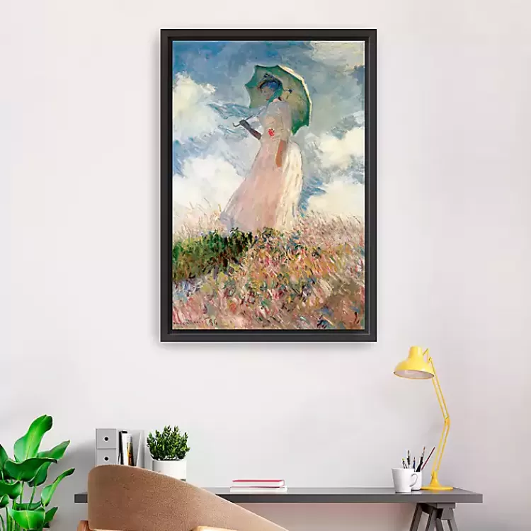 Woman with a Parasol Framed Canvas Art Print>Kirklands Home Best