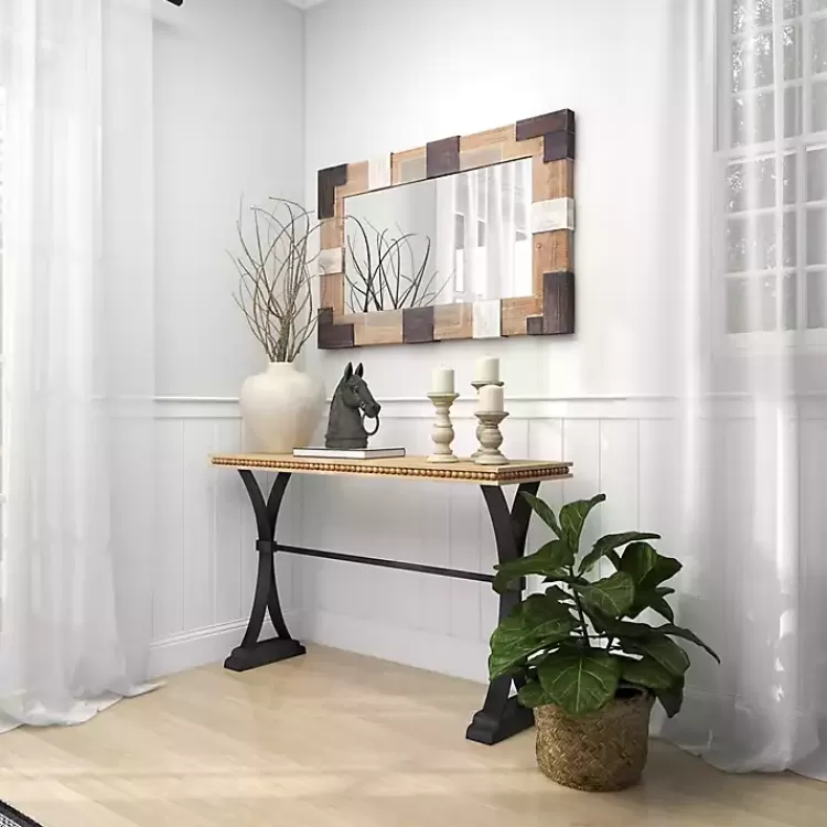 wood__metal_trestle_base_console_table_10.webp Wood & Metal Trestle Base Console Table>Kirklands Home Fashion