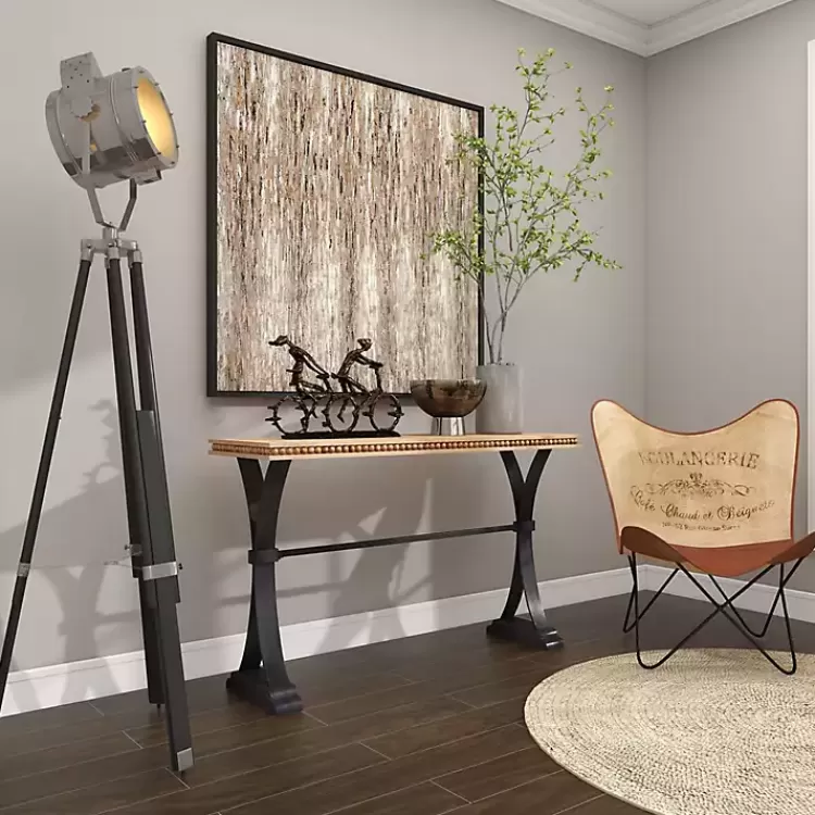 wood__metal_trestle_base_console_table_9.webp Wood & Metal Trestle Base Console Table>Kirklands Home Fashion
