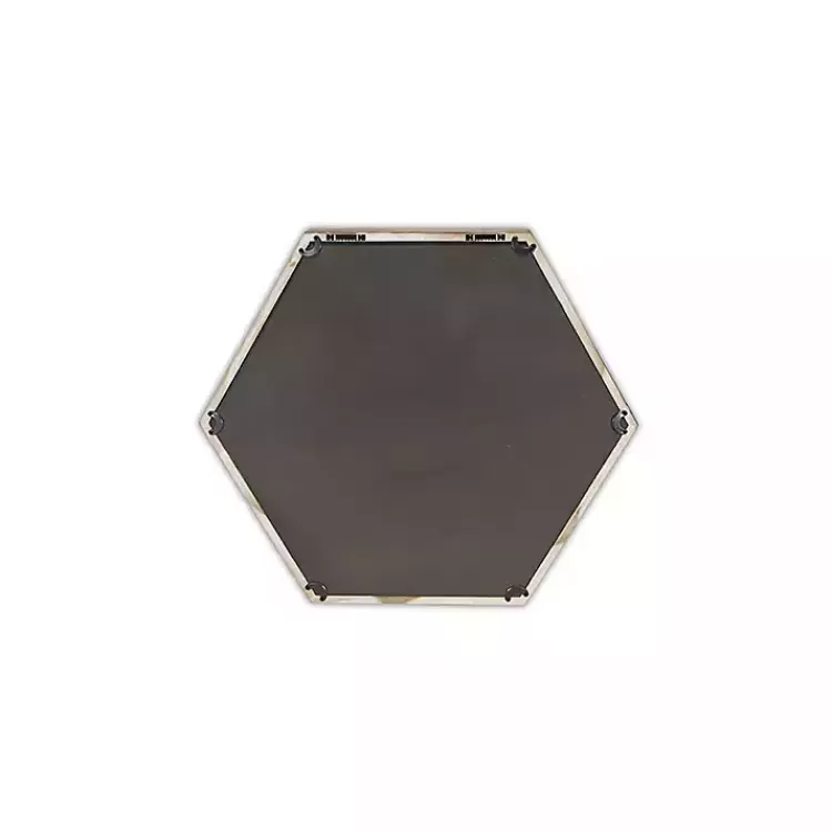 wood_frame_hexagon_wall_mirror_4.webp Wood Frame Hexagon Wall Mirror>Kirklands Home Store