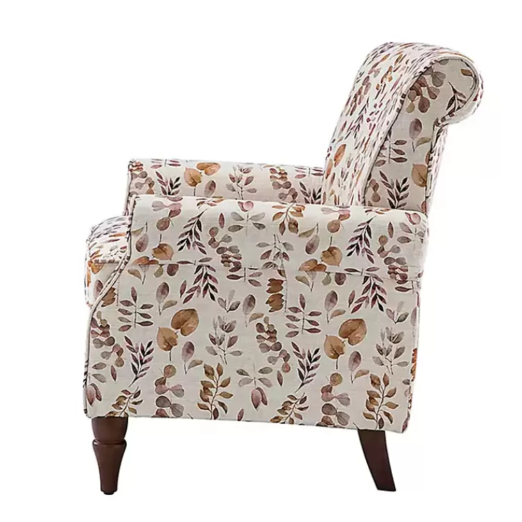 yellow_and_orange_leaf_upholstered_accent_chair_2.webp Yellow and Orange Leaf Upholstered Accent Chair>Kirklands Home Best