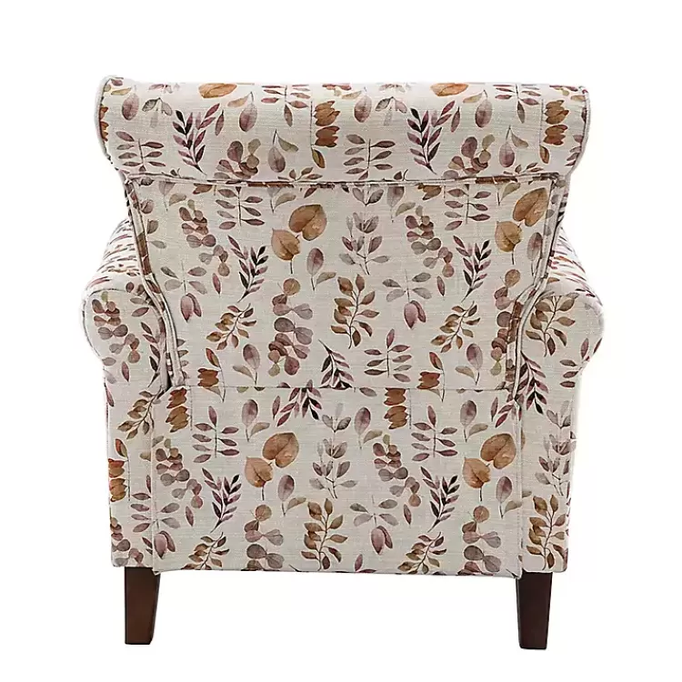 yellow_and_orange_leaf_upholstered_accent_chair_4.webp Yellow and Orange Leaf Upholstered Accent Chair>Kirklands Home Best
