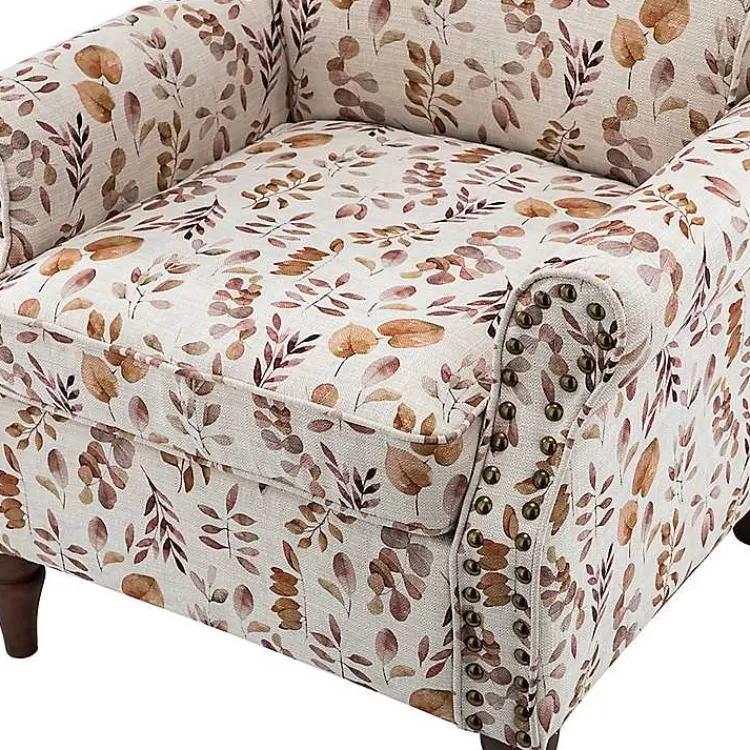 yellow_and_orange_leaf_upholstered_accent_chair_5.webp Yellow and Orange Leaf Upholstered Accent Chair>Kirklands Home Best