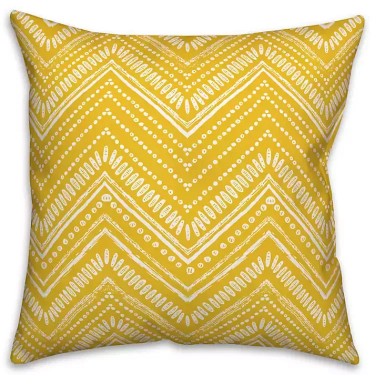 Chevron Dot Outdoor Pillow>Kirklands Home Online
