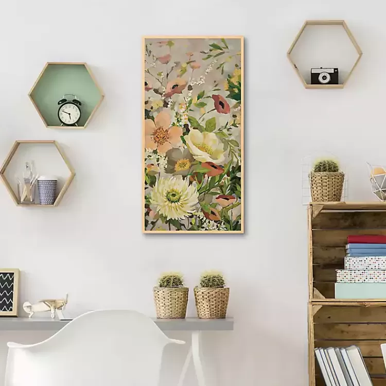 Flowers Framed Canvas Art Print>Kirklands Home Best