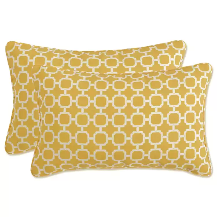 Pattern Outdoor Lumbar Pillows, Set of 2>Kirklands Home Cheap
