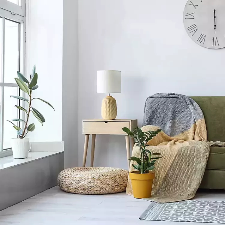 yellow_purled_ceramic_table_lamp_5.webp Purled Ceramic Table Lamp>Kirklands Home New