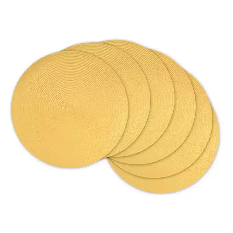 Solid Round Placemats, Set of 6>Kirklands Home Cheap