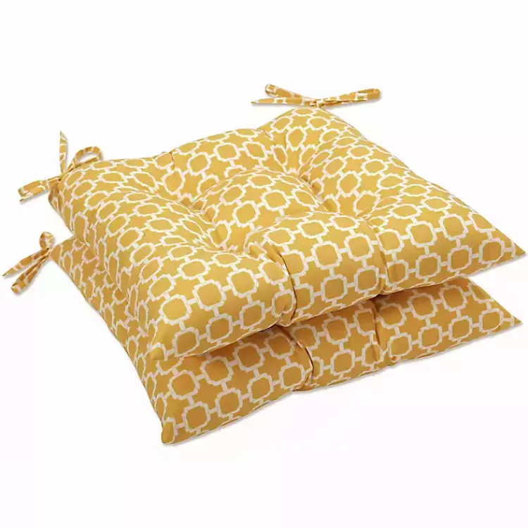 Tufted Tie Outdoor Seat Cushions, Set of 2>Kirklands Home Online