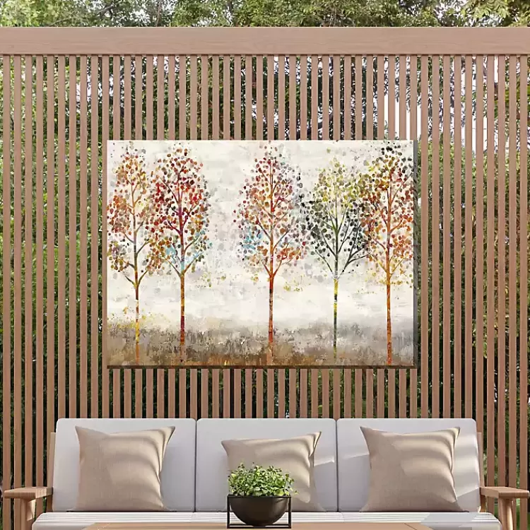 Young Forest Trees Outdoor Canvas Art Print>Kirklands Home New